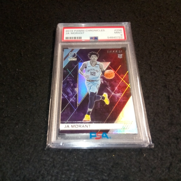 trading card Other - 2019 Panini Chronicles RECON Ja Morant Rookie card #298 PSA 9